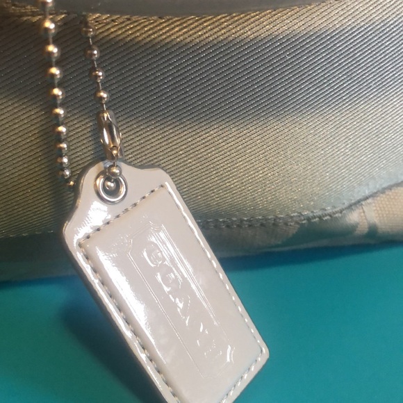 Coach Signature Stripe Small Tote Bag F17433 - Picture 4 of 7